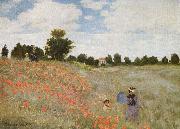 Claude Monet Poppies Blooming, Sweden oil painting artist